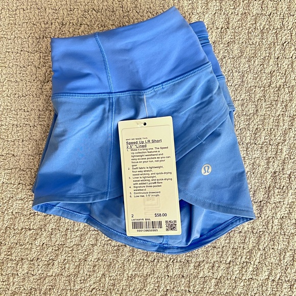 Lululemon Speed up 2.5 LR short BLUE NILE - Picture 12 of 12
